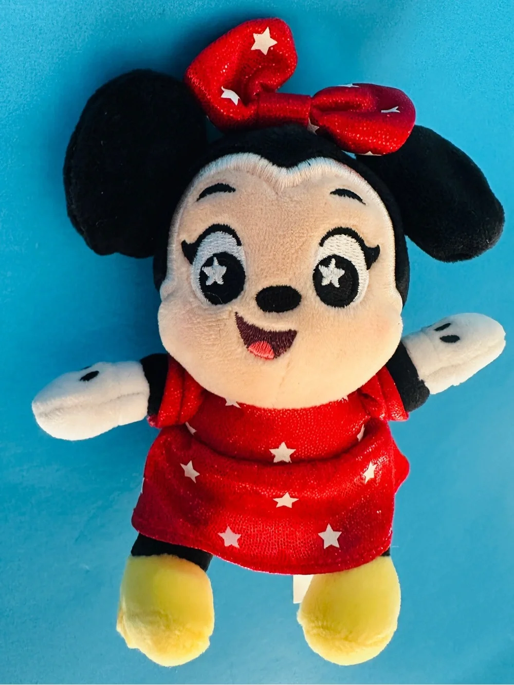Disney Parks Mickey & Friends Wishes Shimmer Minnie Mouse Plush 2025 5.5”